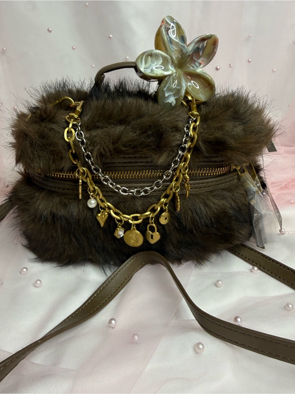 Madden Girl Chocolate Vanity Bag
